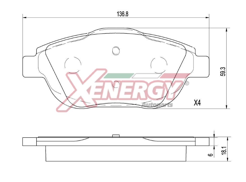 Pastiglie freno AP XENERGY X41475