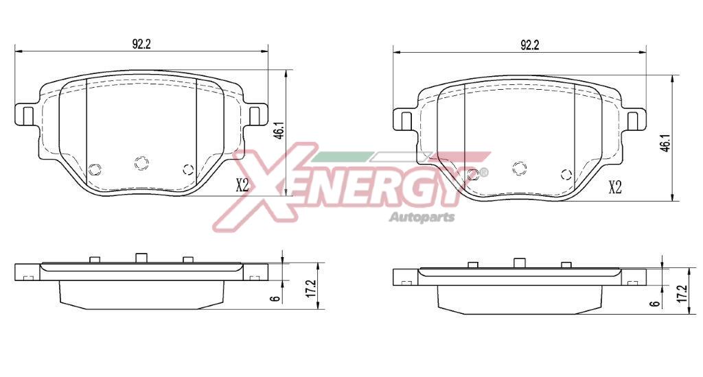 Pastiglie freno AP XENERGY X41476
