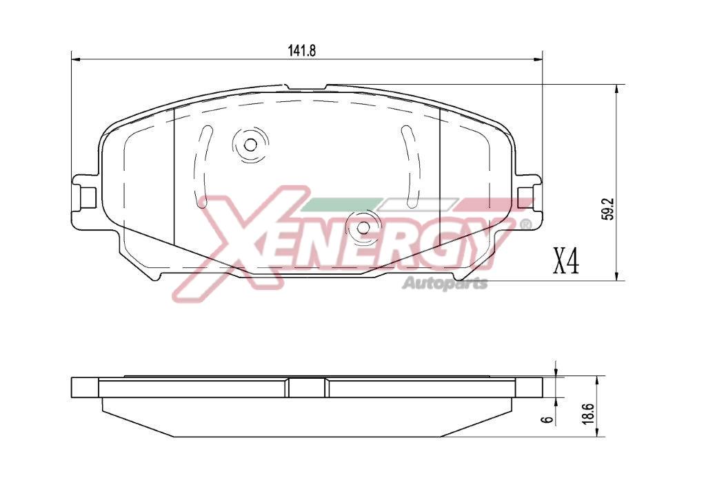 Pastiglie freno AP XENERGY X41478