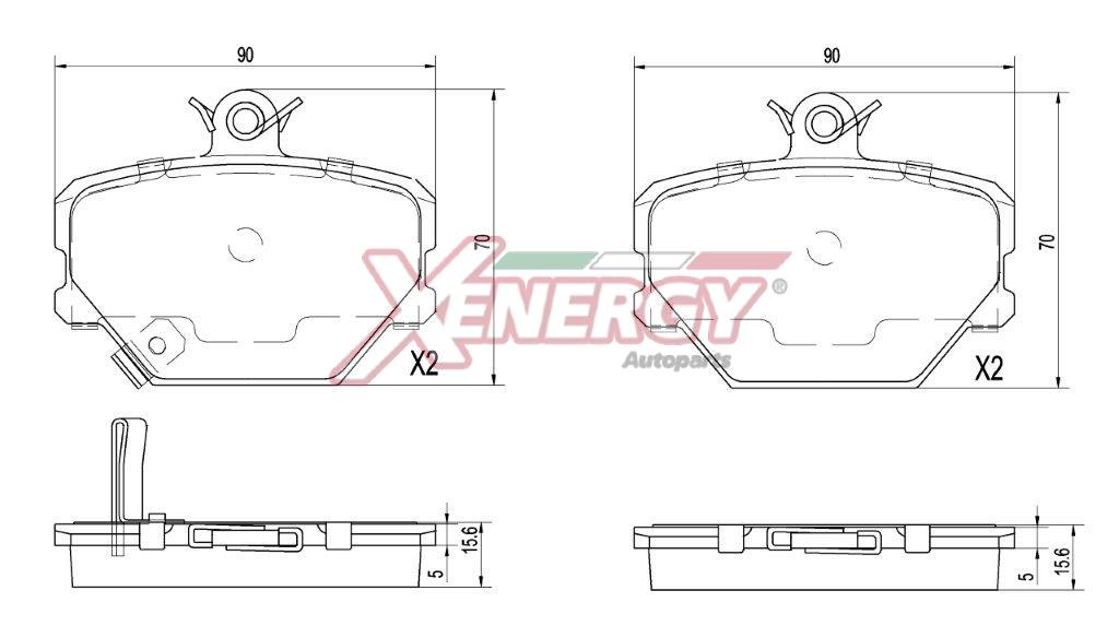 Pastiglie freno AP XENERGY X41480