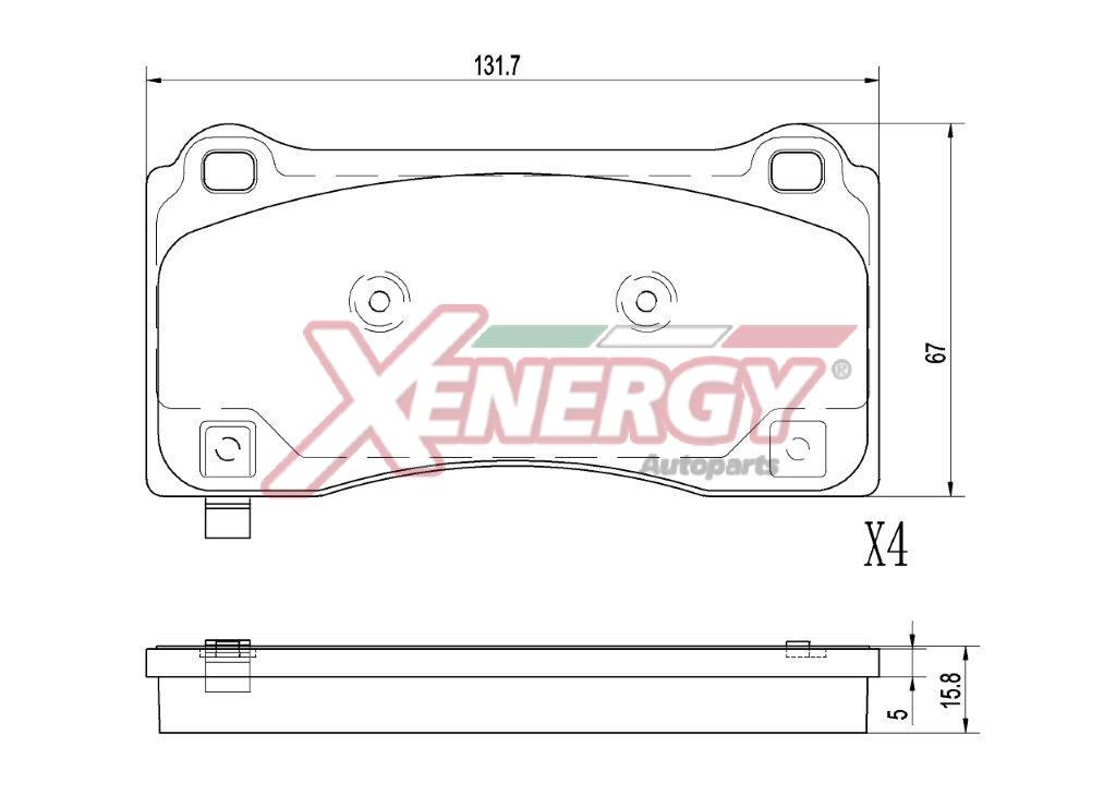 Pastiglie freno AP XENERGY X41481