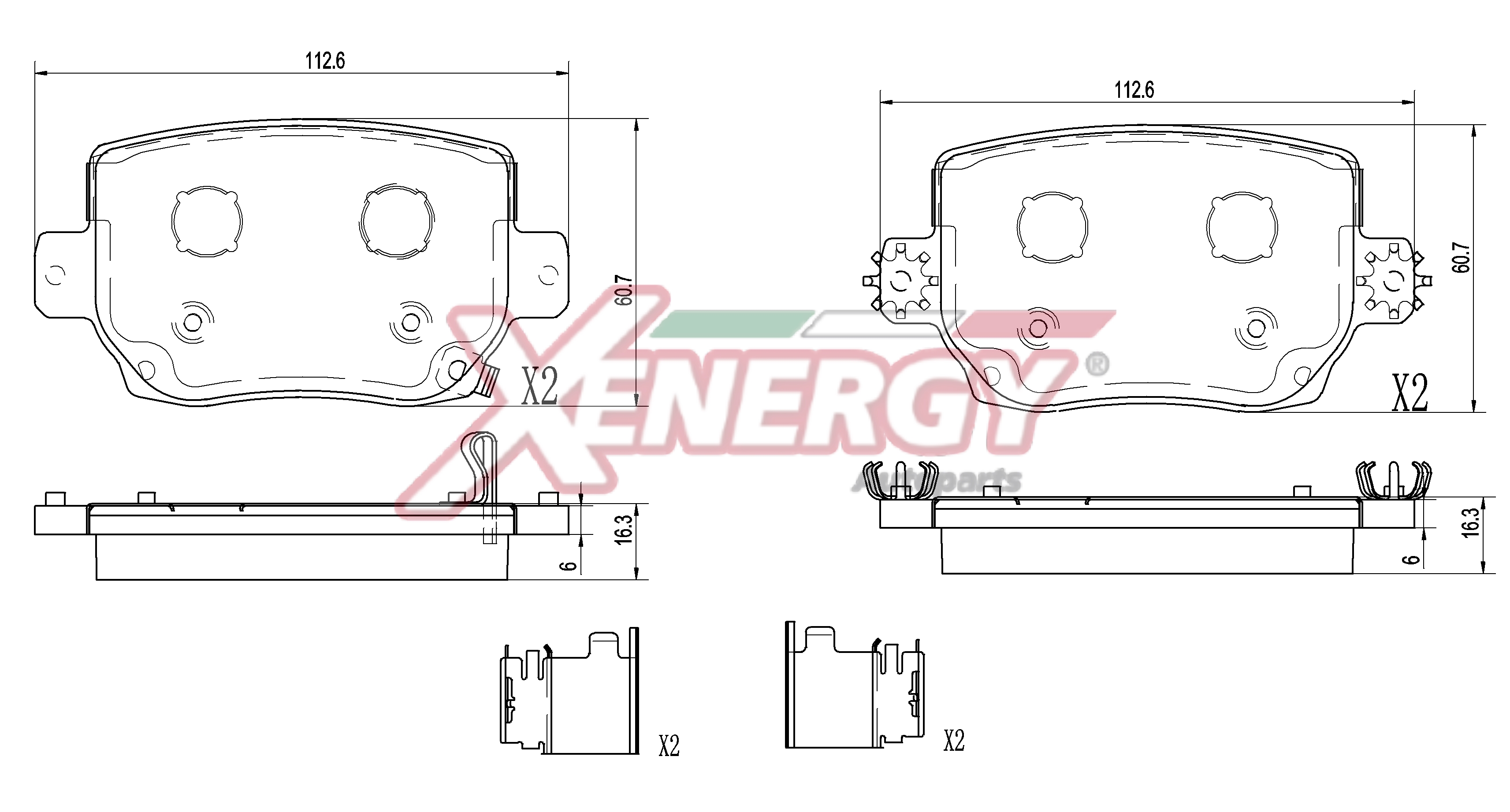 Pastiglie freno AP XENERGY X41483