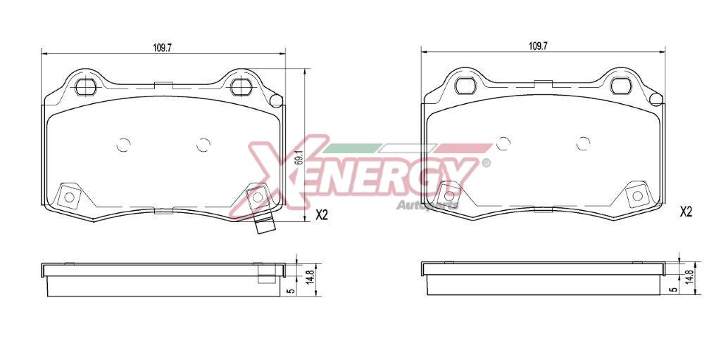 Pastiglie freno AP XENERGY X41484