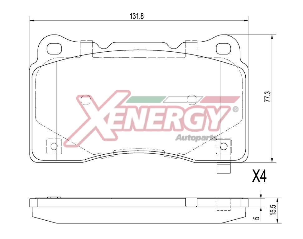 Pastiglie freno AP XENERGY X41485