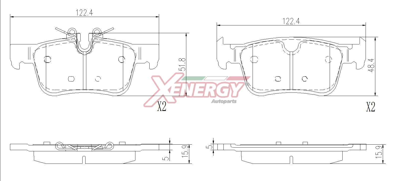 Pastiglie freno AP XENERGY X41520
