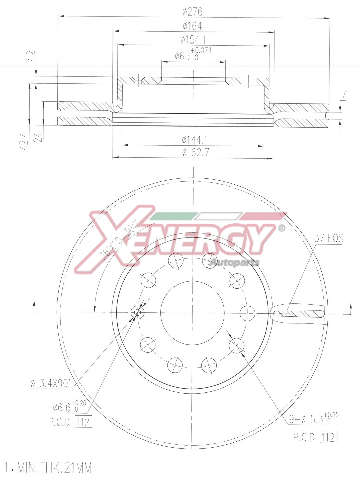 Disco freno AP XENERGY X602965