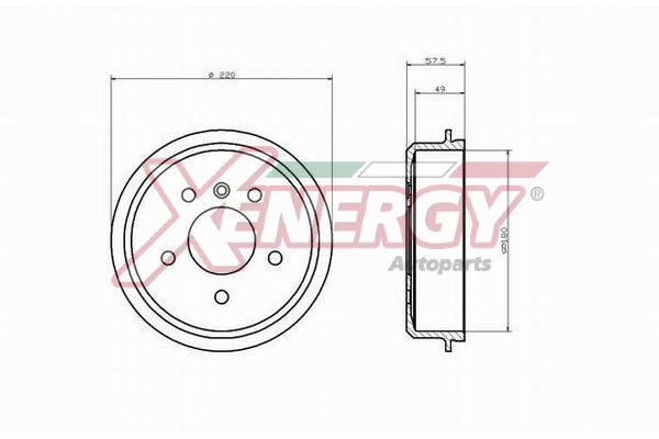 XENERGY TAMBURO FRENO