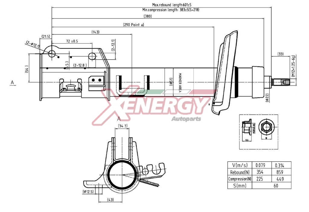 Ammortizzatore AP XENERGY X983795
