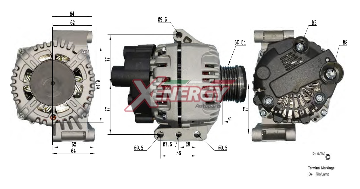 XENERGY ALTERNATORE