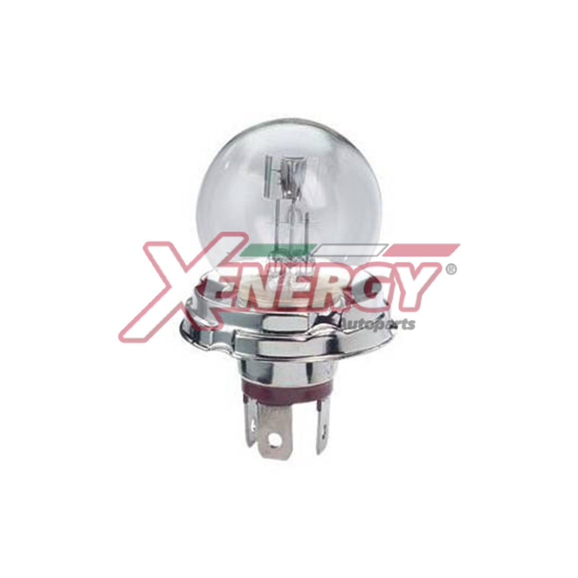 LAMPADA ASIMMETRICA 2FILAM 12V 45/40W P45t