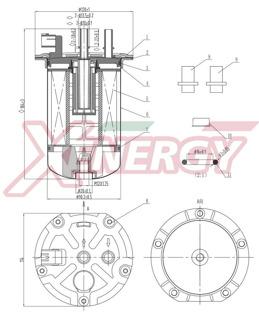 Filtro carburante AP XENERGY X1599033