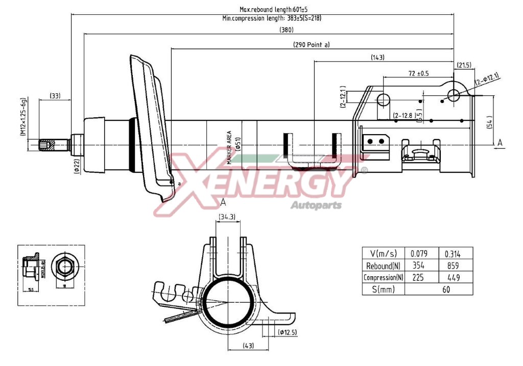 Ammortizzatore AP XENERGY X983788