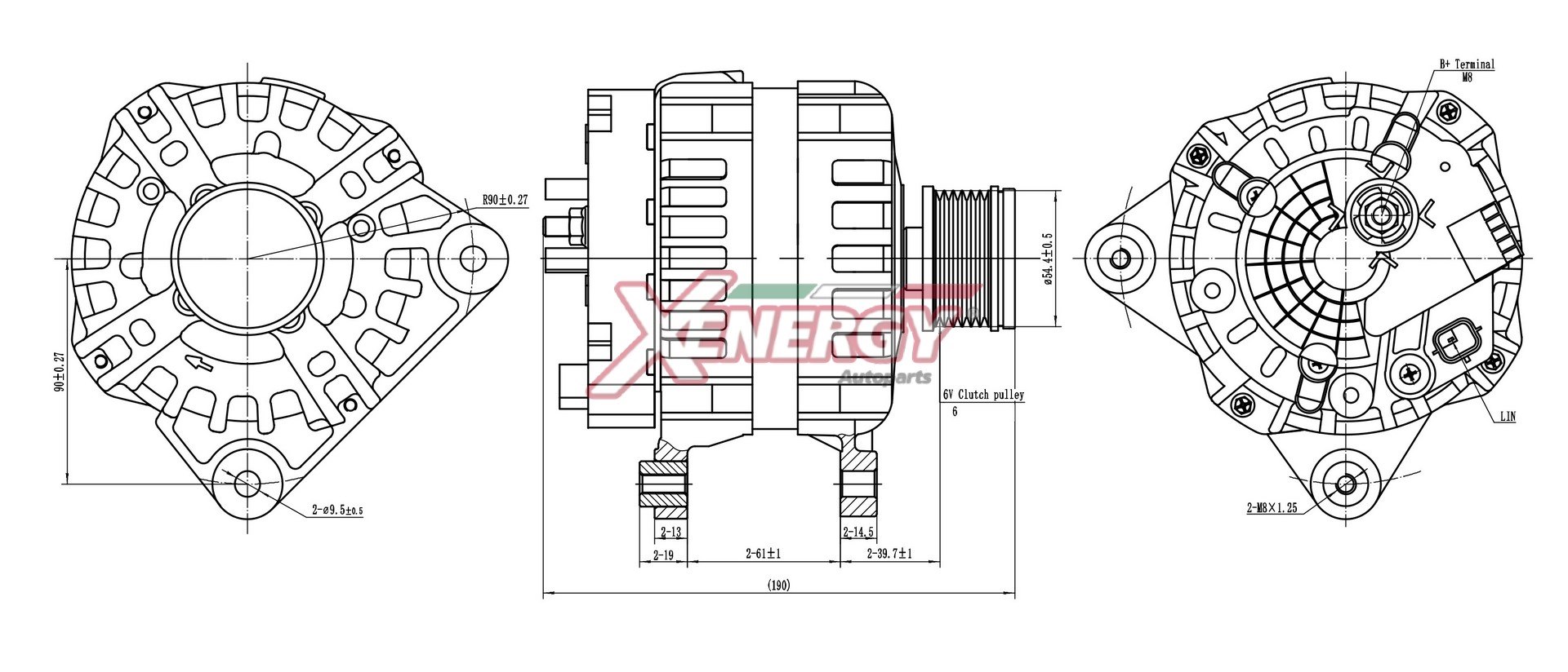 Alternatore AP XENERGY XAL02610AD