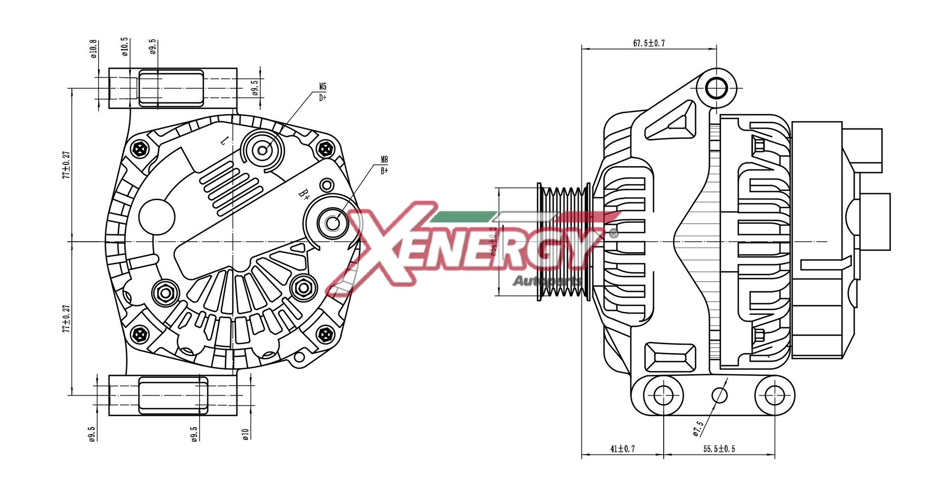 Alternatore AP XENERGY XAL10015AD