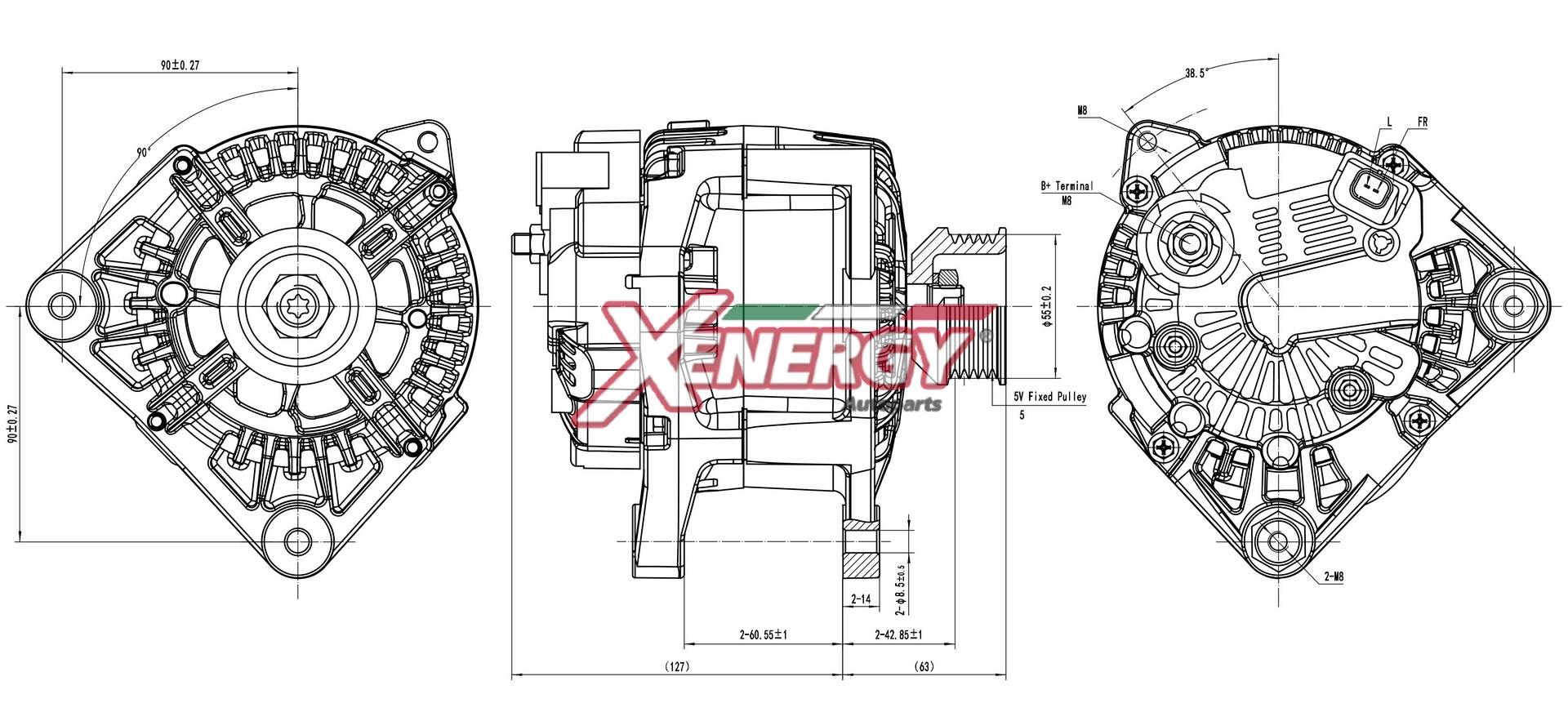 Alternatore AP XENERGY XAL10215AD