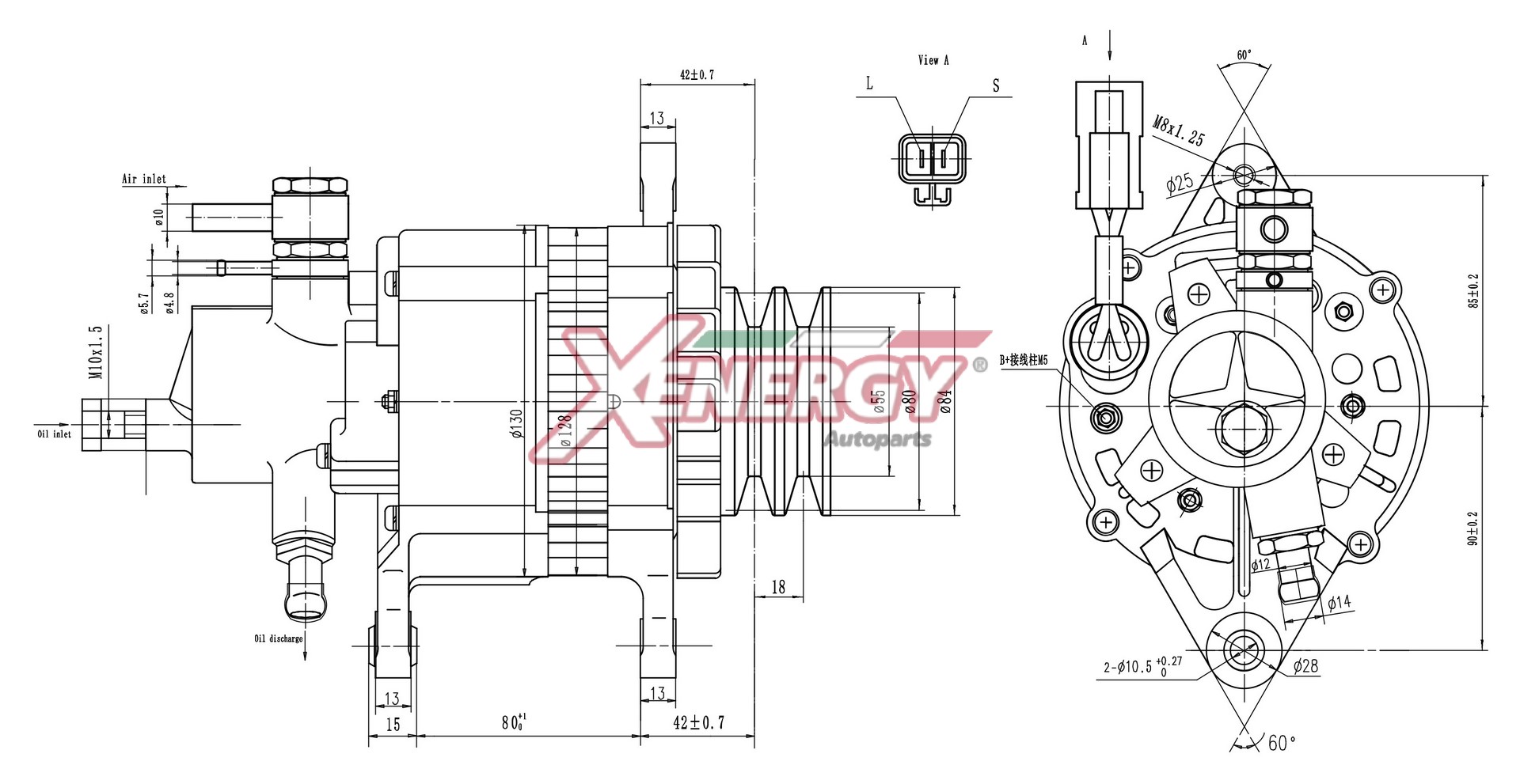Alternatore AP XENERGY XAL10320AD