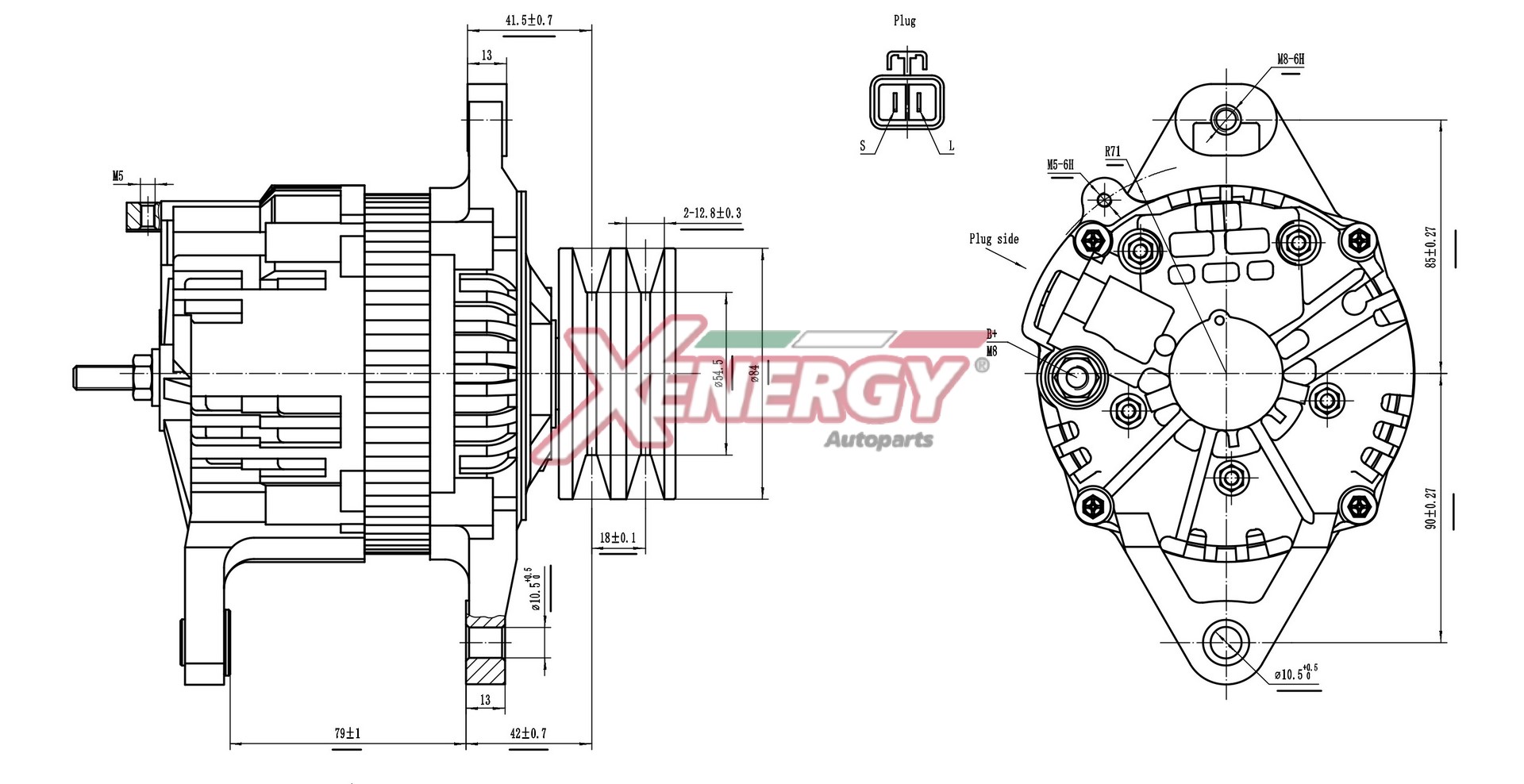 Alternatore AP XENERGY XAL10620AD