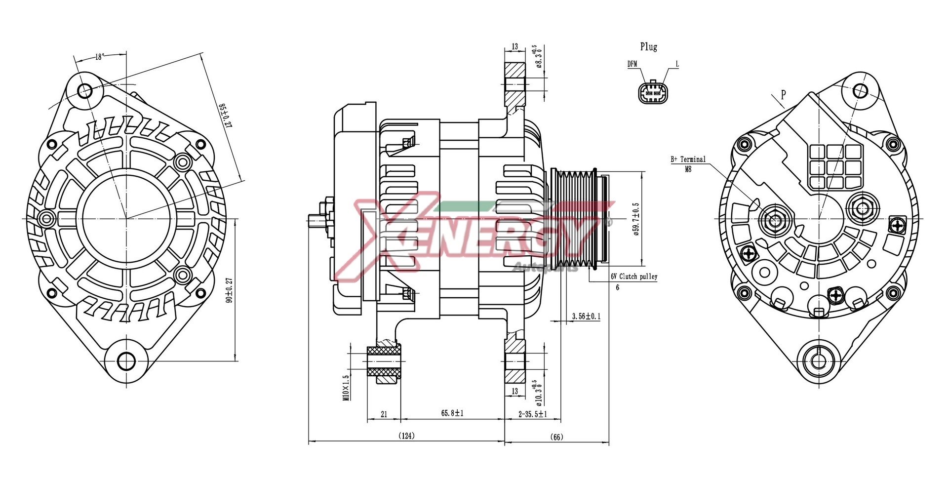 Alternatore AP XENERGY XAL10642AD
