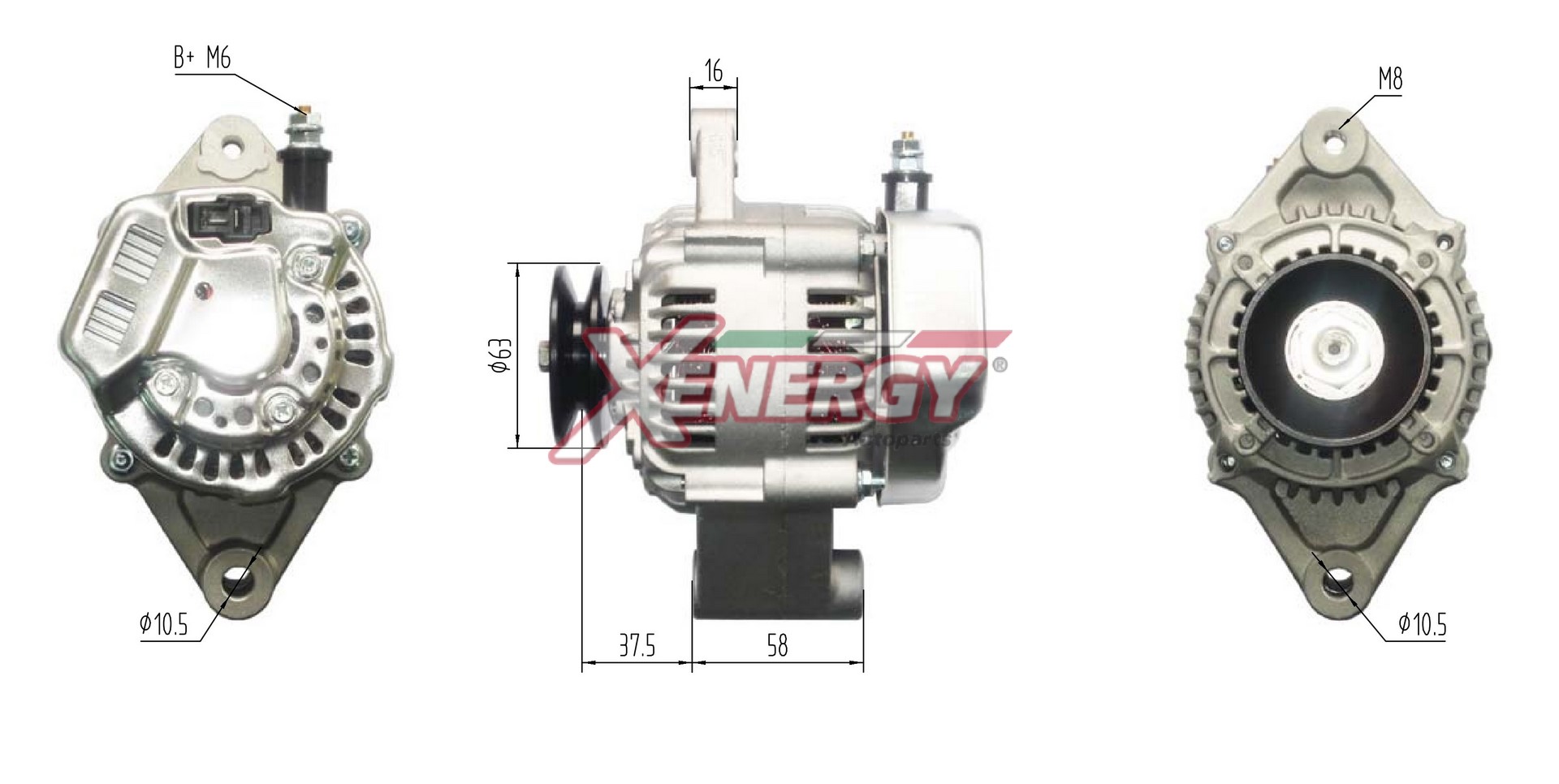 Alternatore AP XENERGY XAL10740AD