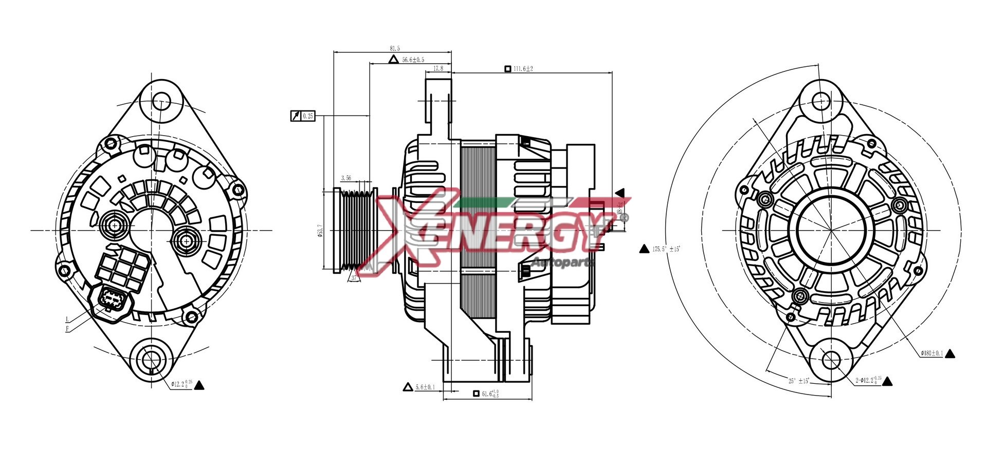 Alternatore AP XENERGY XAL11042AD