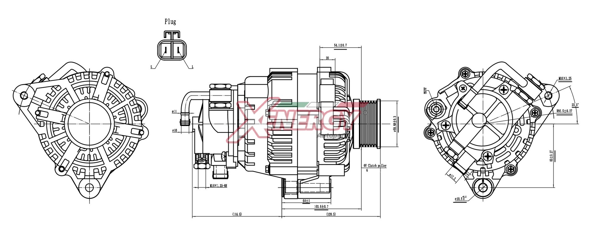 Alternatore AP XENERGY XAL11132AD