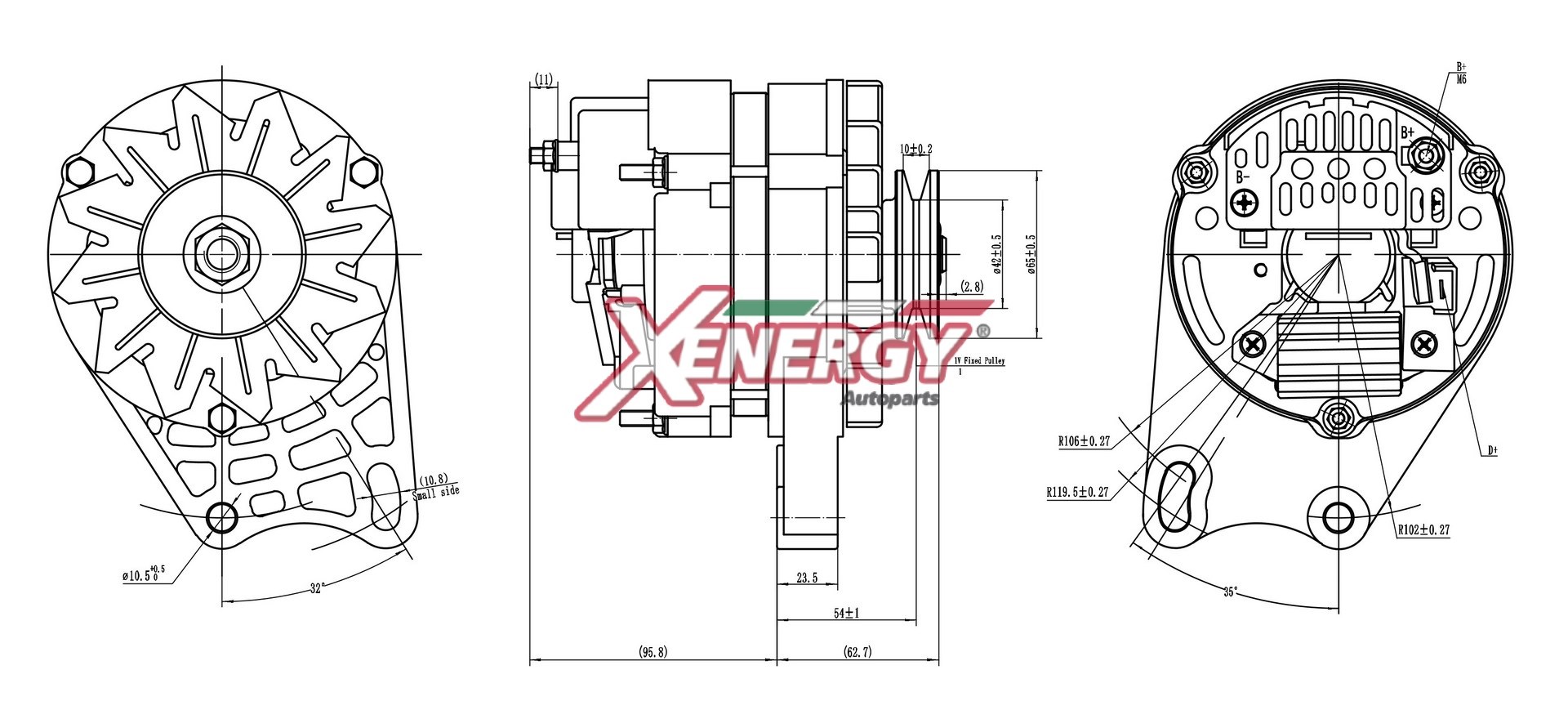 Alternatore AP XENERGY XAL11230AD