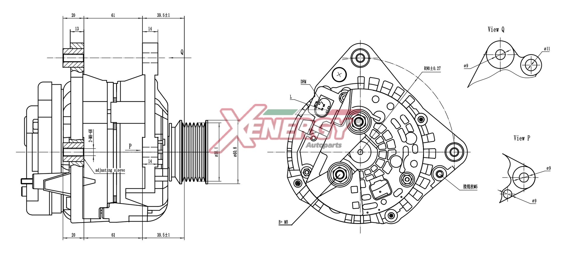 Alternatore AP XENERGY XAL11410AD