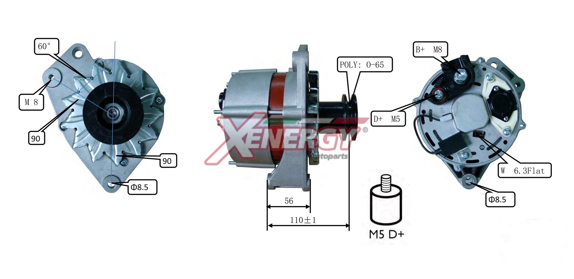 Alternatore AP XENERGY XAL11910AD