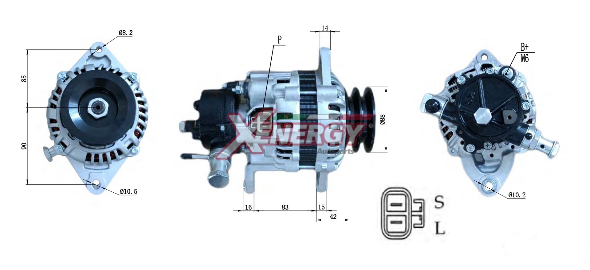 Alternatore AP XENERGY XAL12735AD