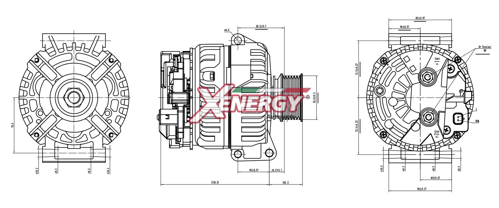 Alternatore AP XENERGY XAL13910AD