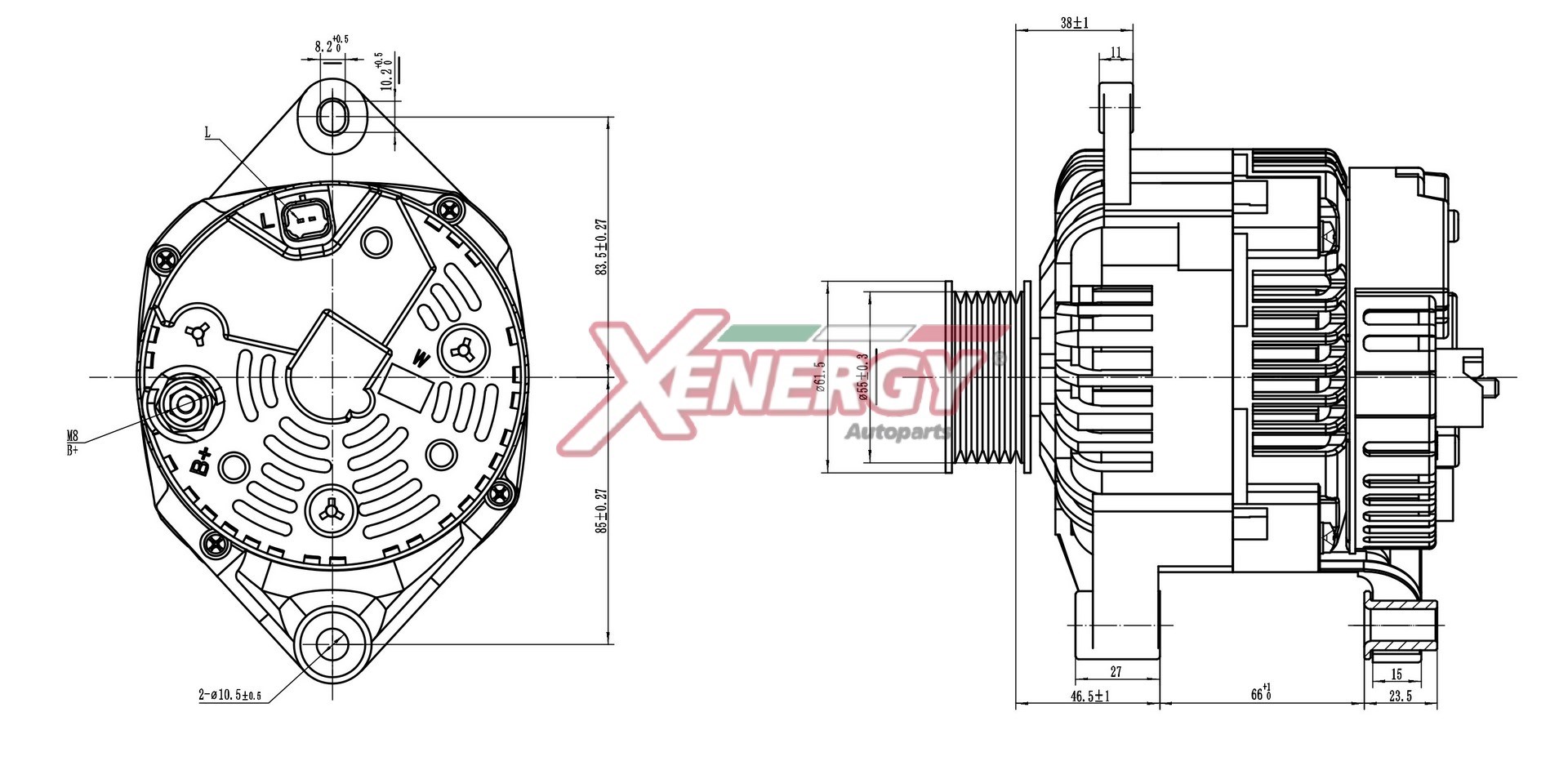 Alternatore AP XENERGY XAL14715AD
