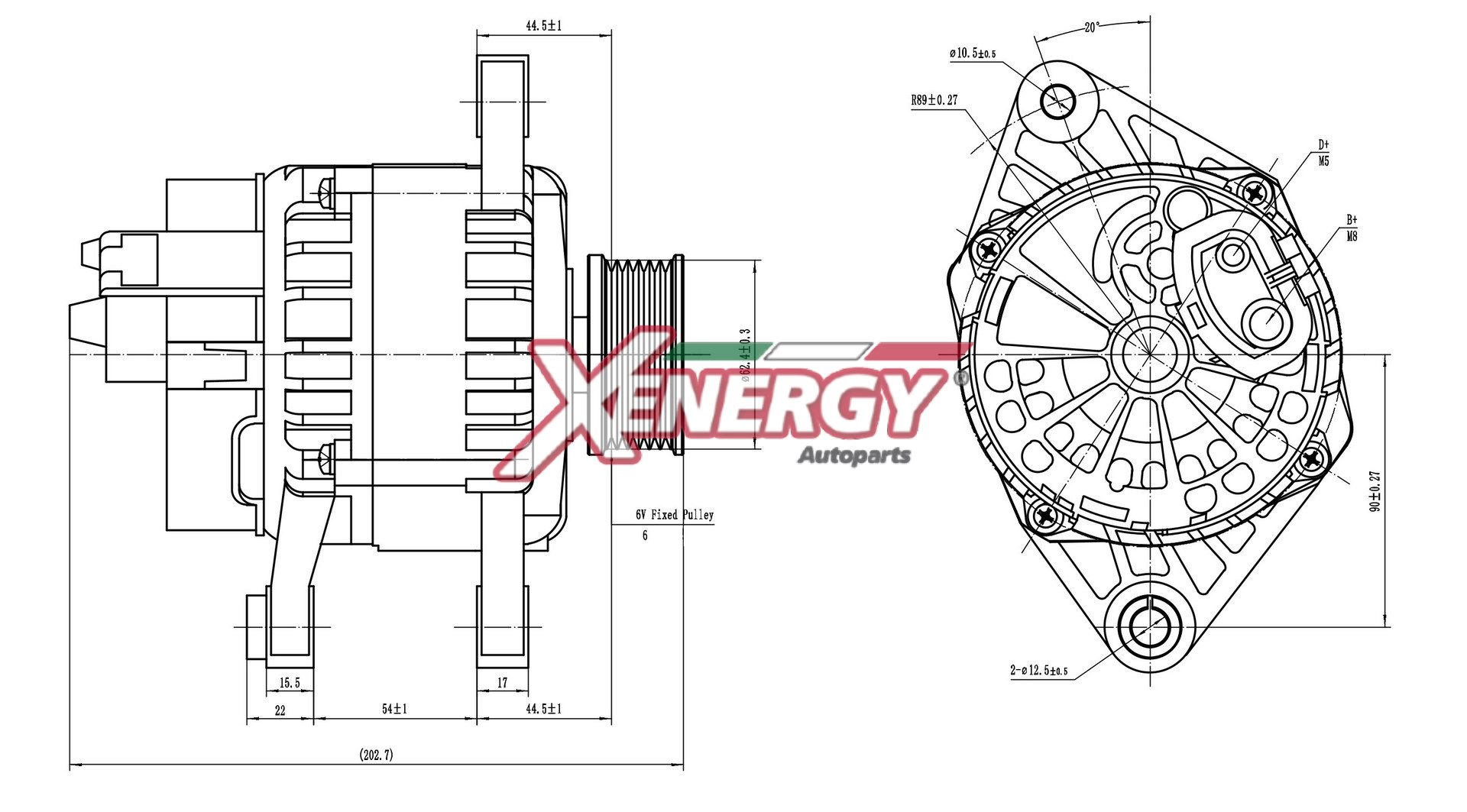 Alternatore AP XENERGY XAL14930AD