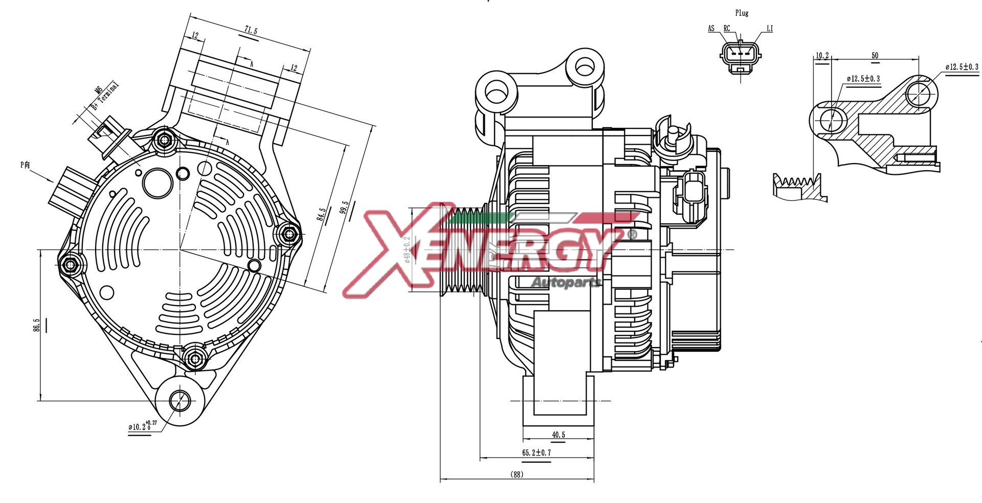 Alternatore AP XENERGY XAL15330AD