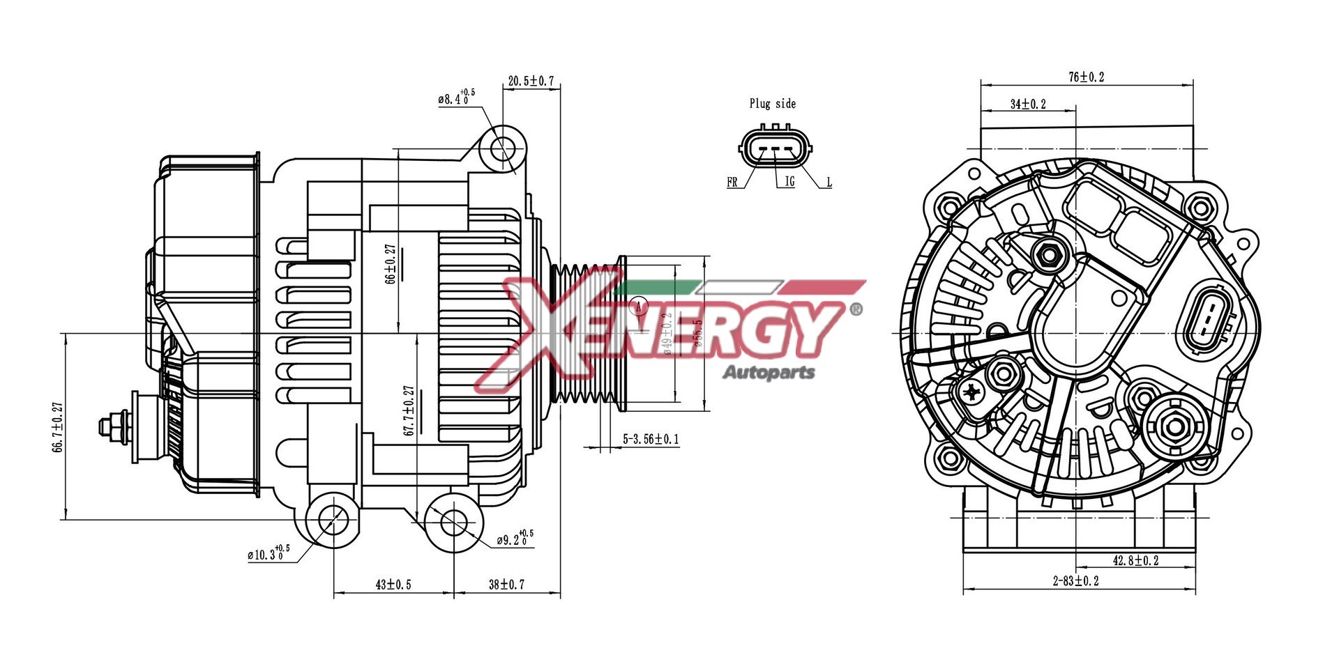 Alternatore AP XENERGY XAL16140AD