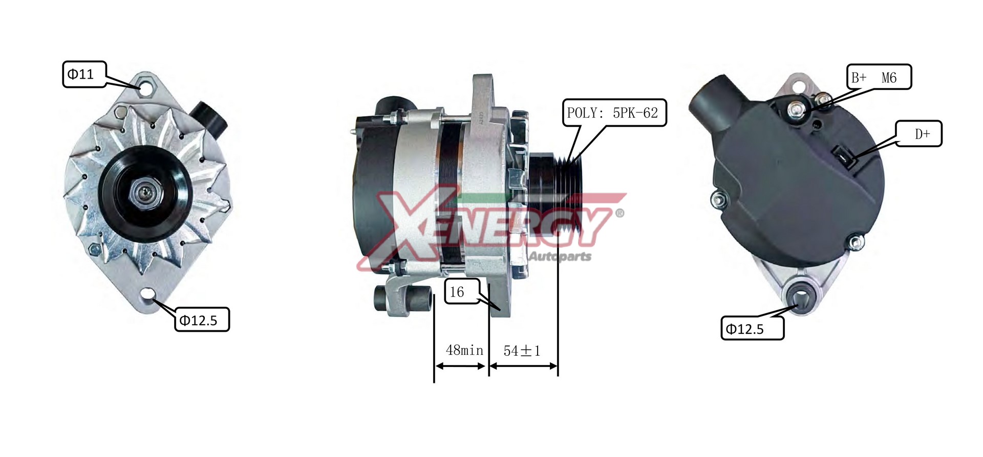 Alternatore AP XENERGY XAL16830AD