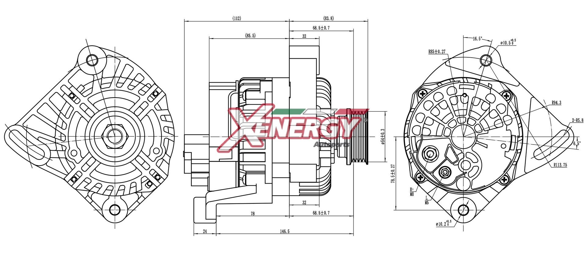 Alternatore AP XENERGY XAL21130AD