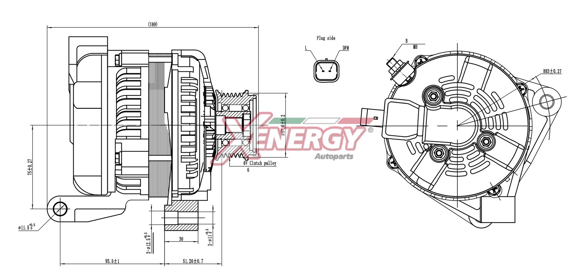 Alternatore AP XENERGY XAL22640AD
