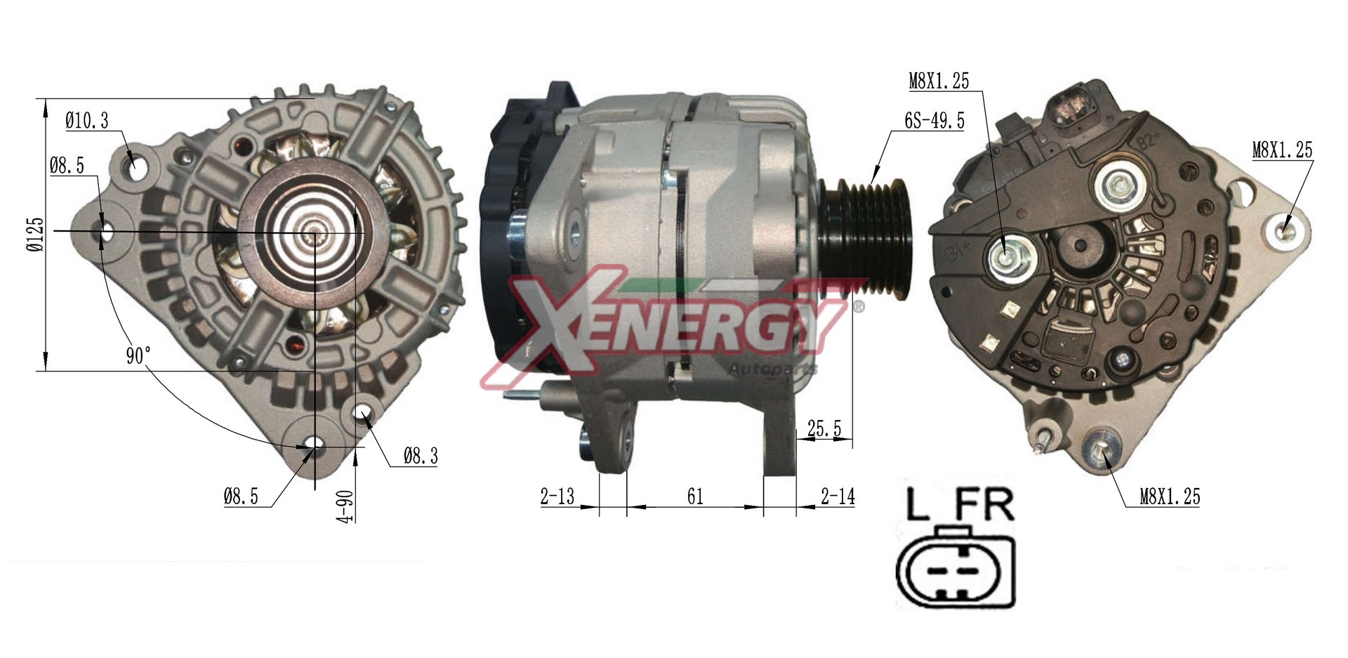 Alternatore AP XENERGY XAL22910AD