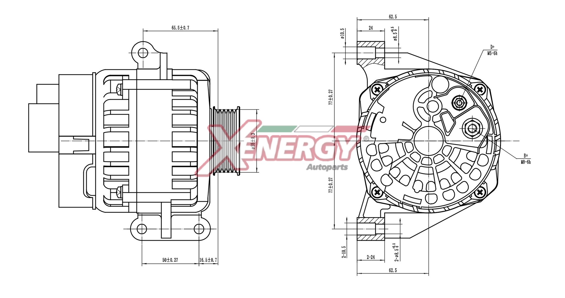 Alternatore AP XENERGY XAL23430AD