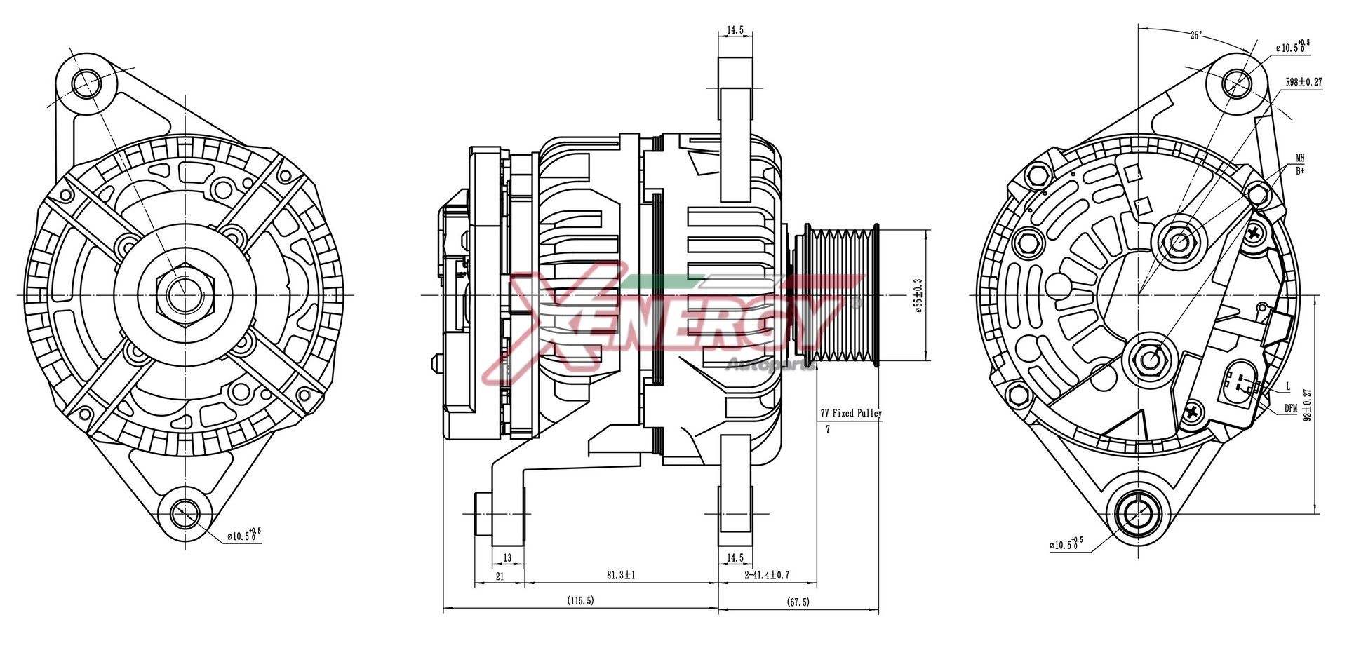 Alternatore AP XENERGY XAL23910AD