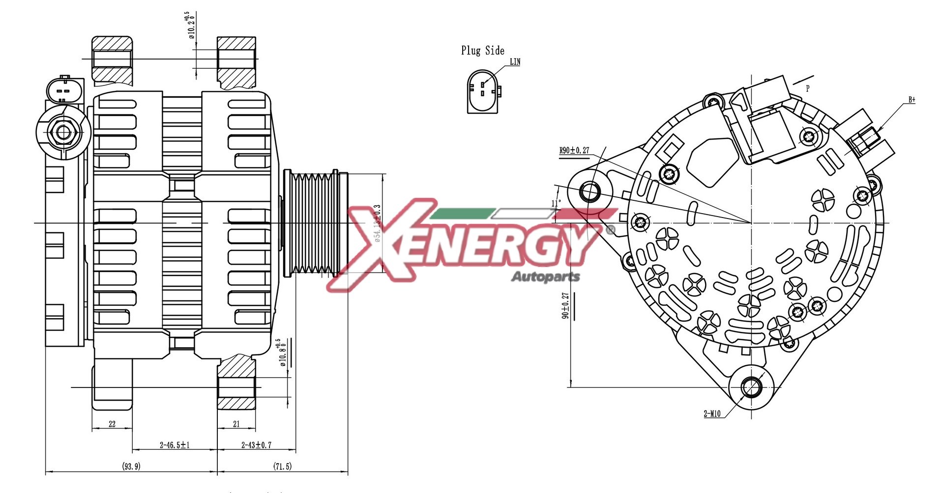 Alternatore AP XENERGY XAL31110AD