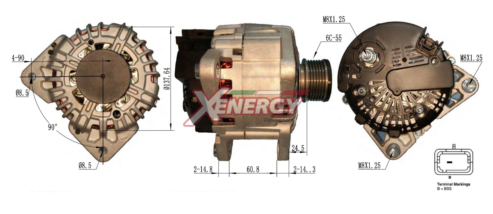 Alternatore AP XENERGY XAL38115AD