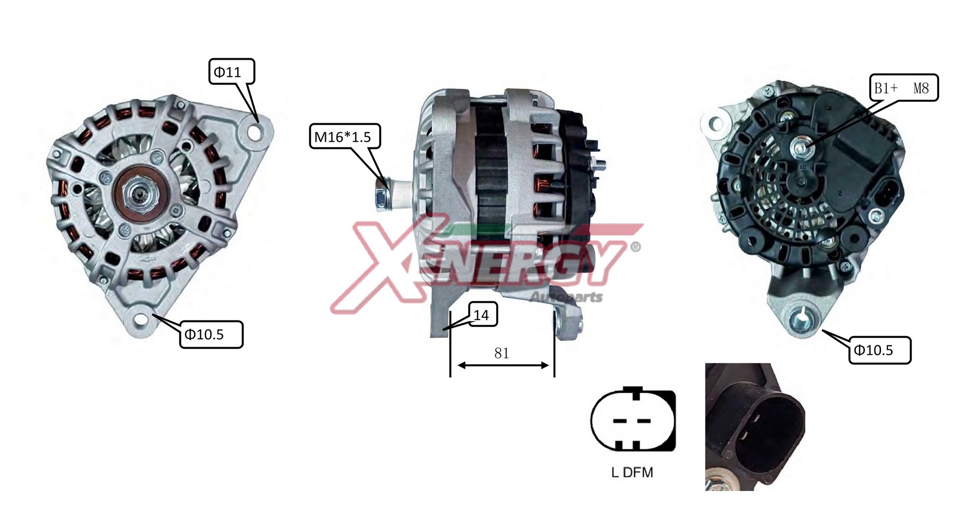 Alternatore AP XENERGY XAL42410AD
