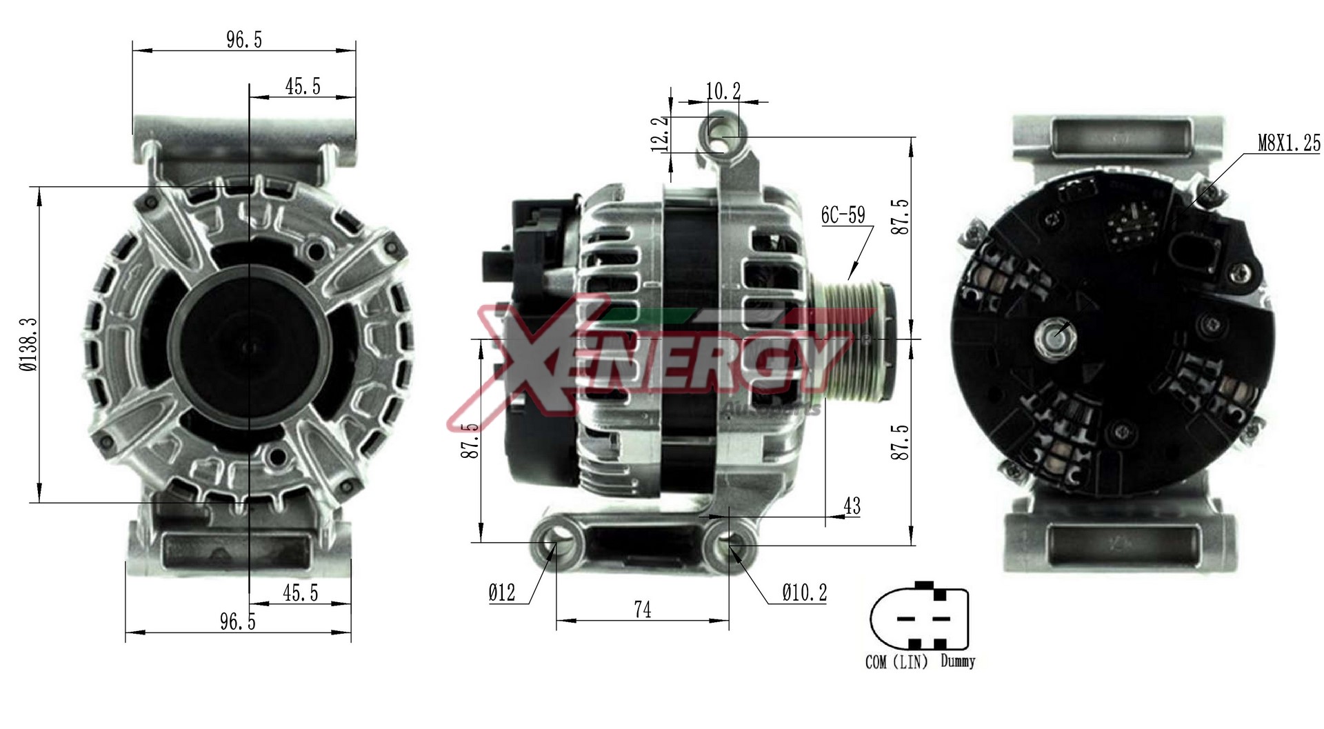 Alternatore AP XENERGY XAL43010AD