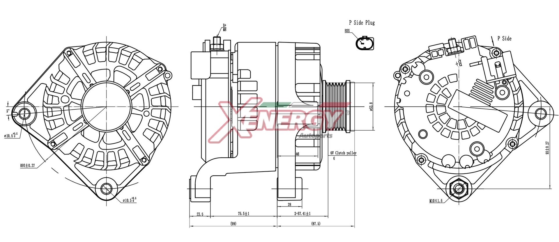 Alternatore AP XENERGY XAL43715AD