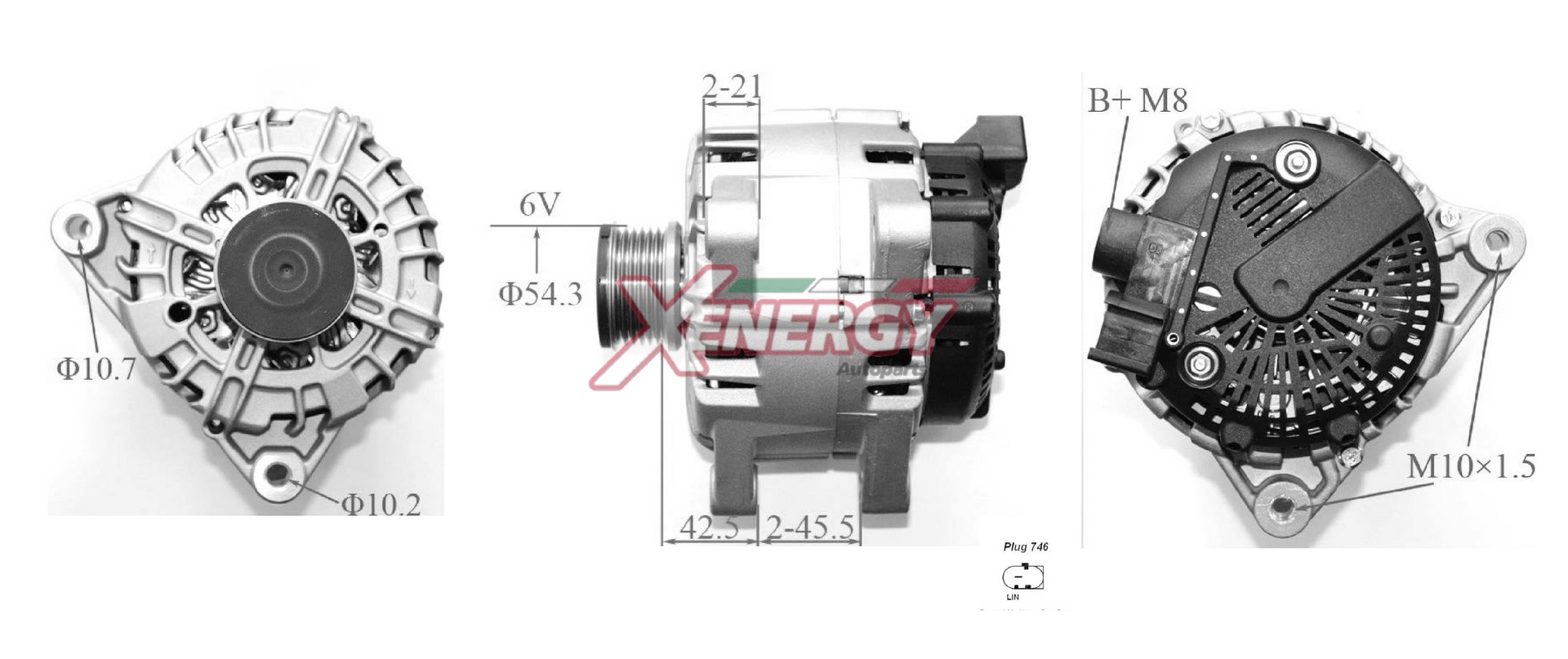 Alternatore AP XENERGY XAL46215AD