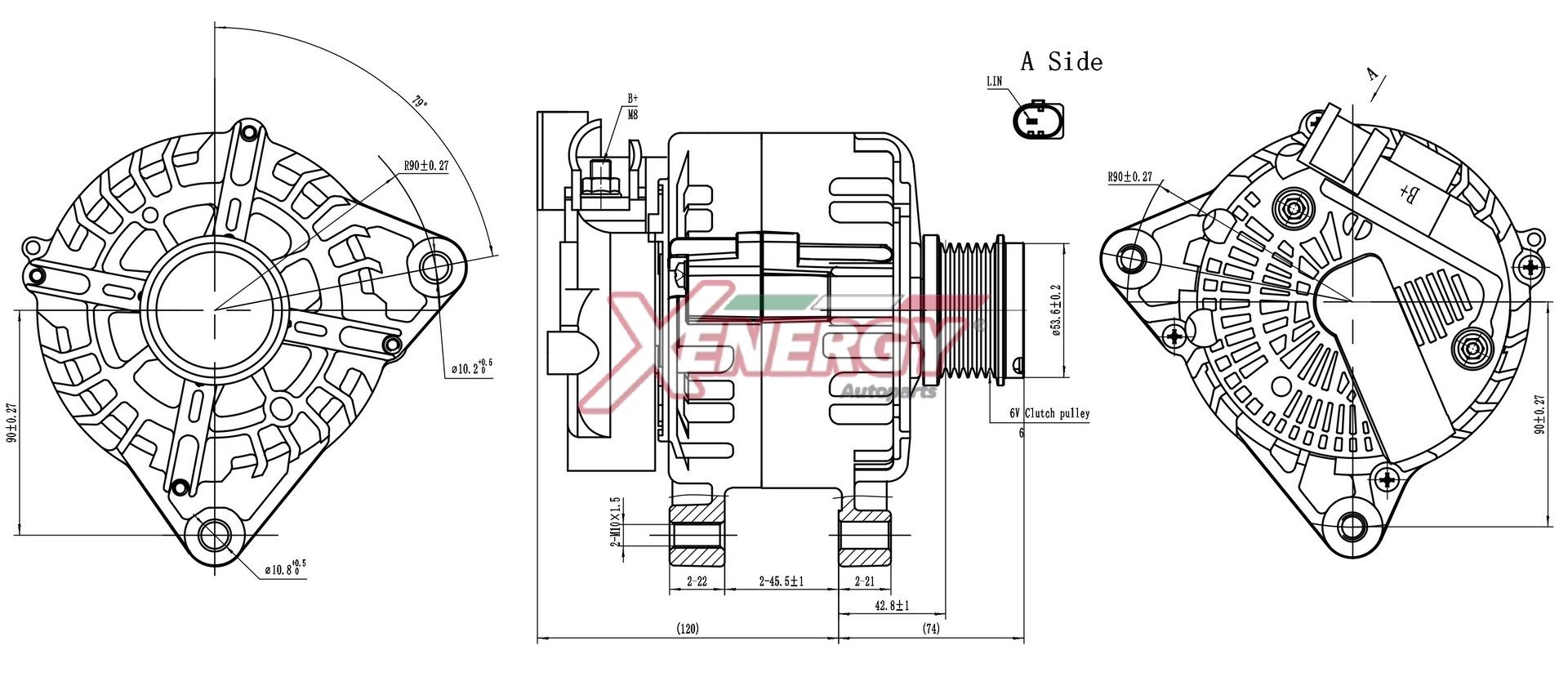 Alternatore AP XENERGY XAL48215AD