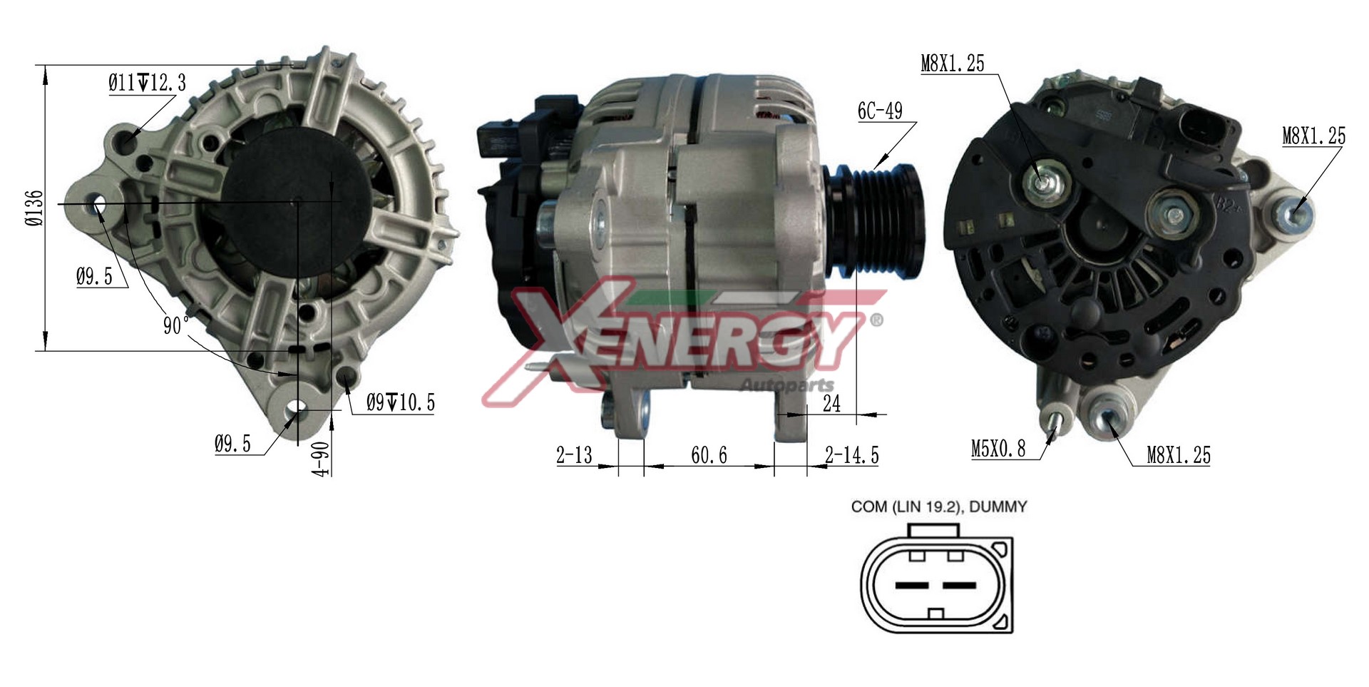 Alternatore AP XENERGY XAL56410AD