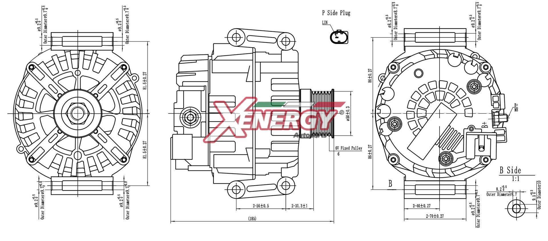 Alternatore AP XENERGY XAL57915AD