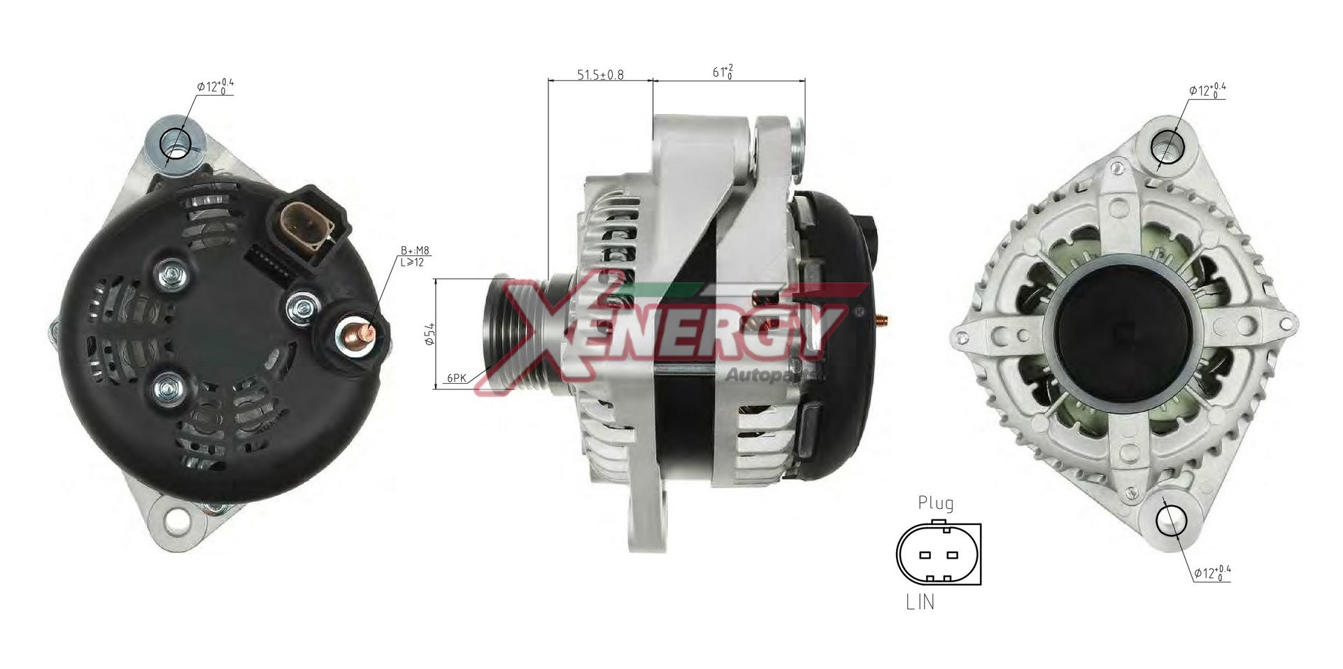 Alternatore AP XENERGY XALA4540AD